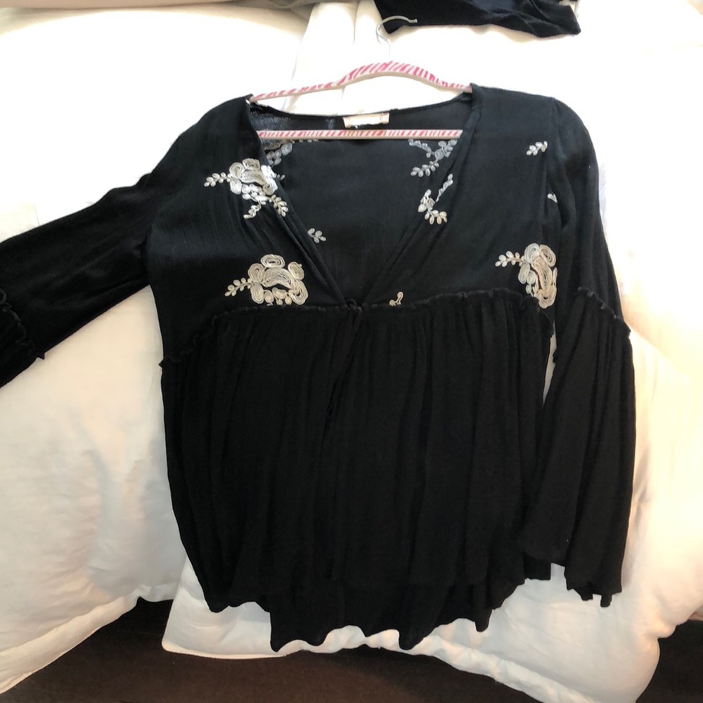 Bohemian shawl top -never worn